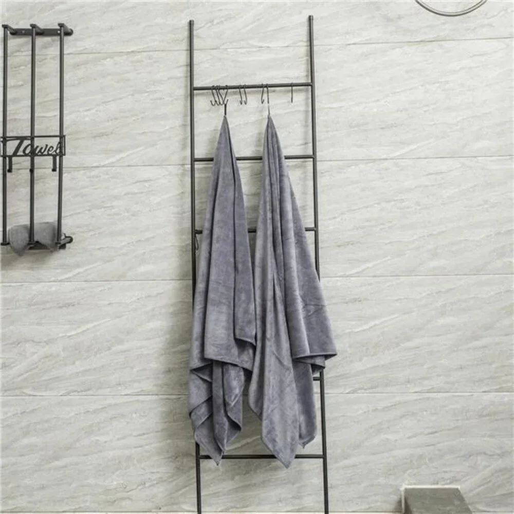 Microfiber Bath Towel Sets (6 Pack, 27